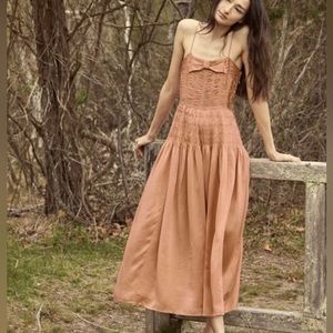 NWT Doen Ambrosia Dress Papaya size Small